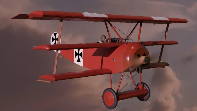 Красный Барон Fokker Dr.1