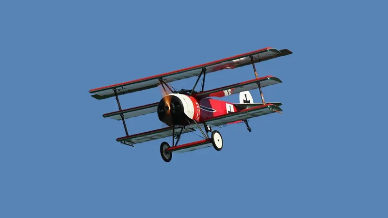 Fokker dr1 биплан