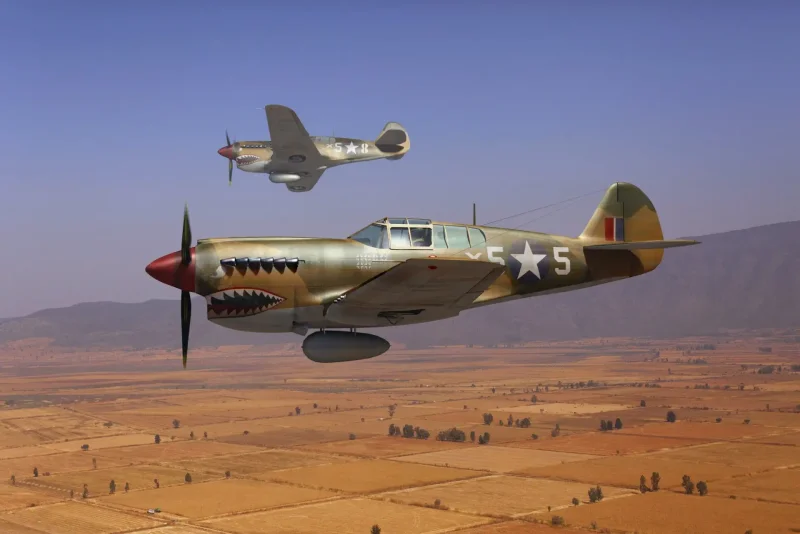 P-40 Warhawk Tomahawk Kittyhawk