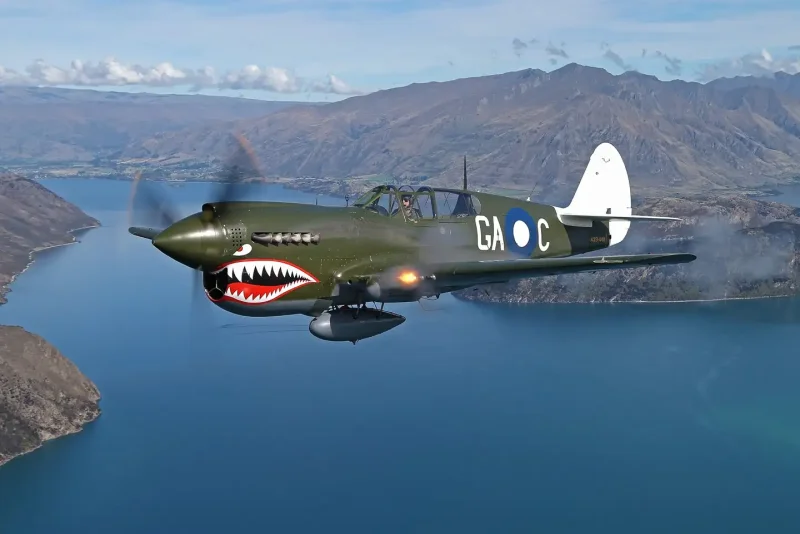 Curtiss p-40e Kittyhawk самолет