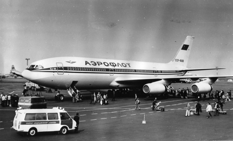 Самолет Аэрофлот ил 86