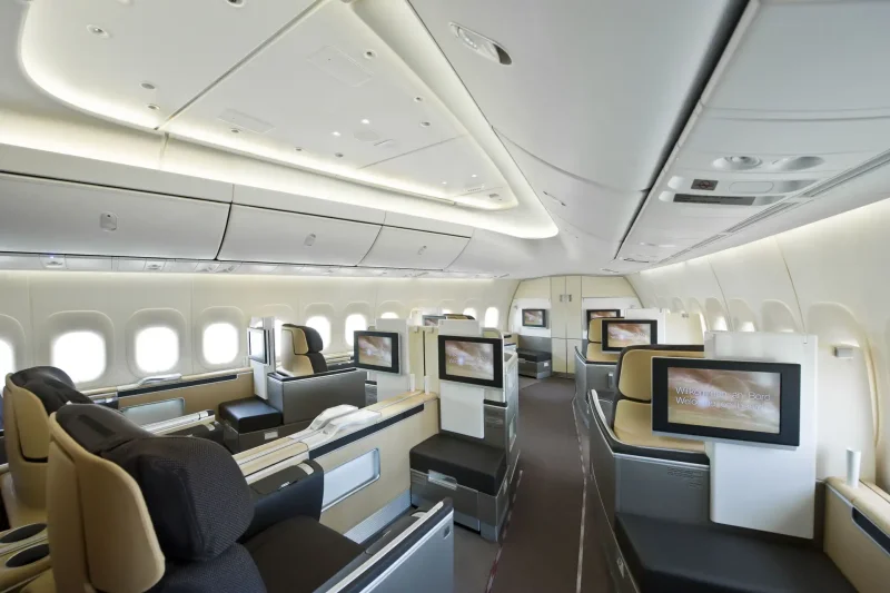 Lufthansa 747 first