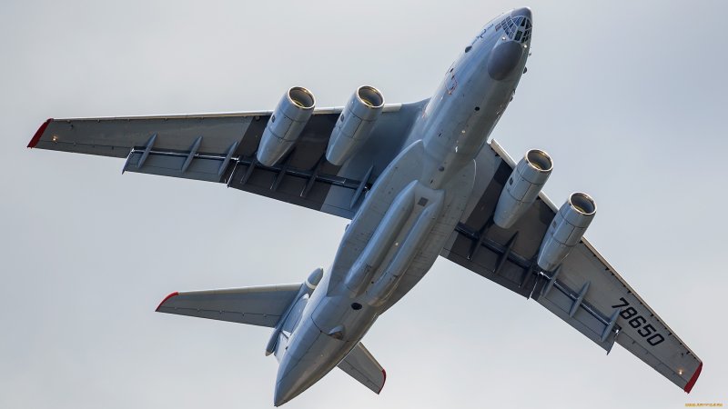 Ил-76мд-90а взлет