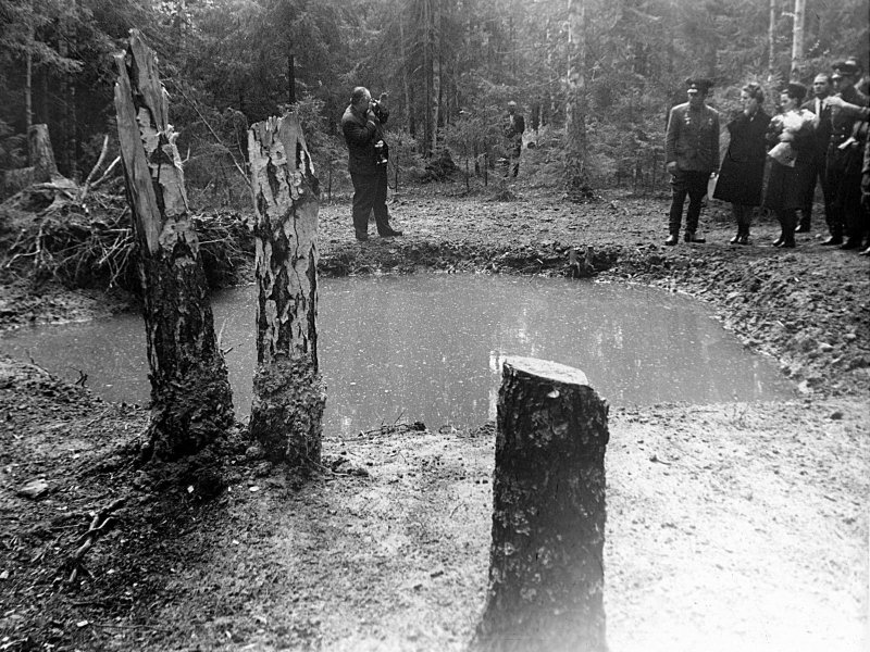 Место гибели Гагарина 1968