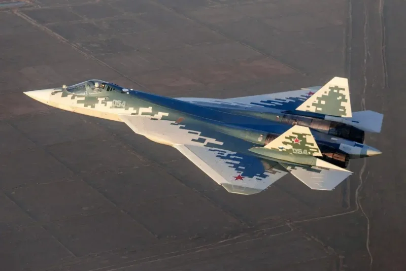 Су-57 реактивный самолёт