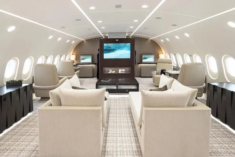 Bombardier Global 7000 салон