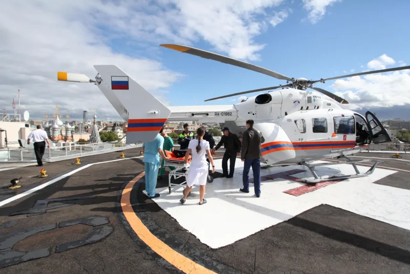 Вертолет Airbus EC-145 медицинский