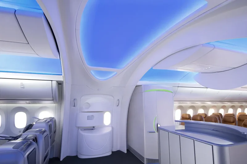 Boeing 787 Dreamliner интерьер