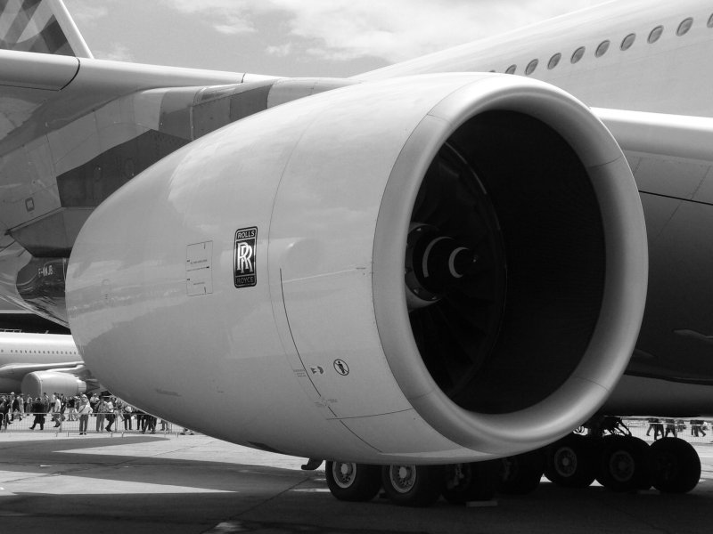Двигатель самолета Airbus a380