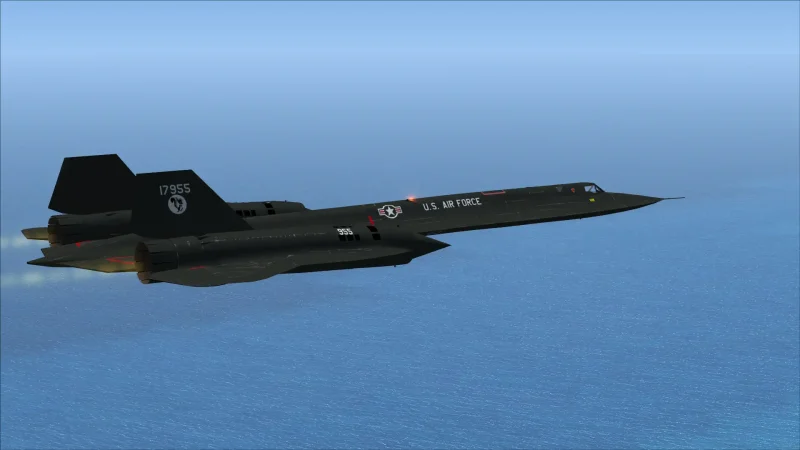 SR-71 Blackbird черный Дрозд