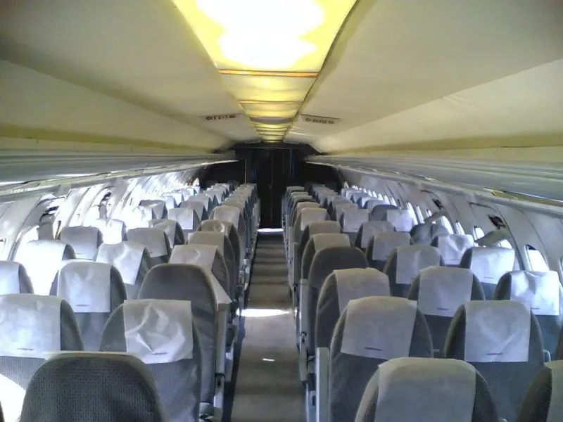 Ил-62 пассажирский самолёт салон