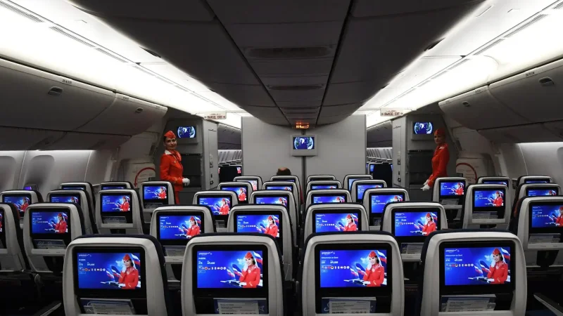 Боинг 777 Аэрофлот салон
