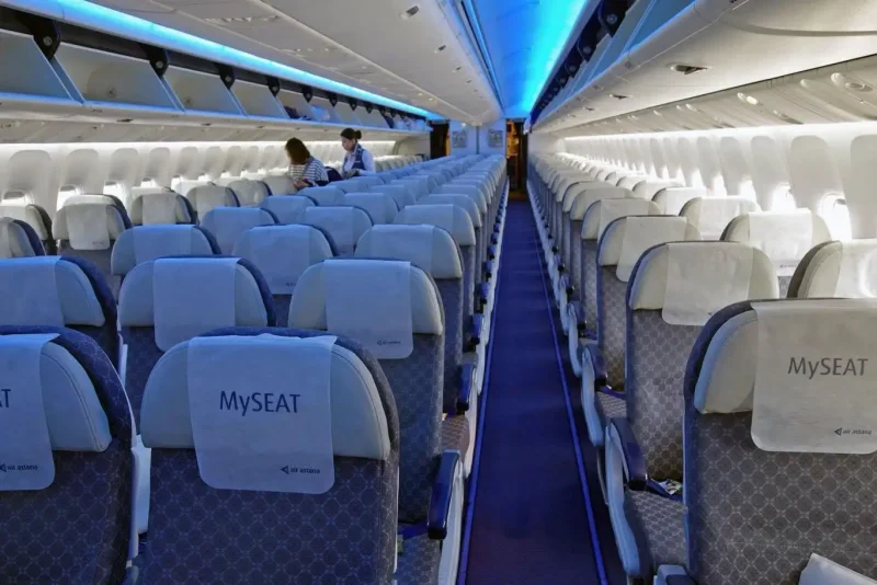 Air Astana a320 салон