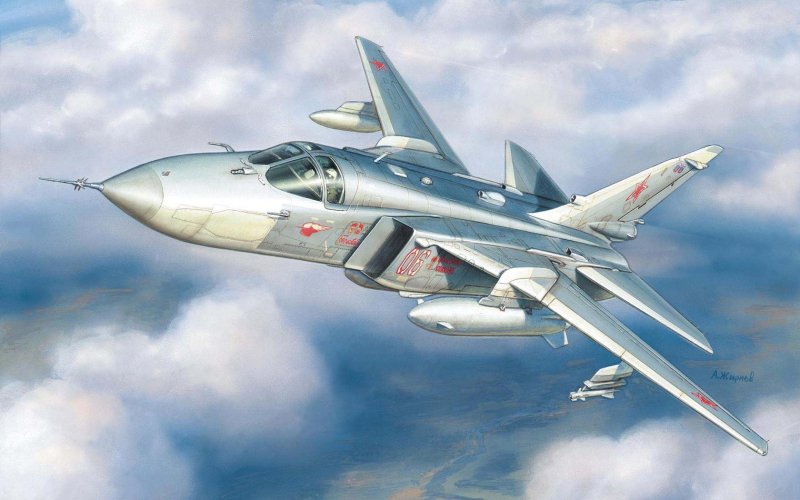 Военные самолеты Су 24