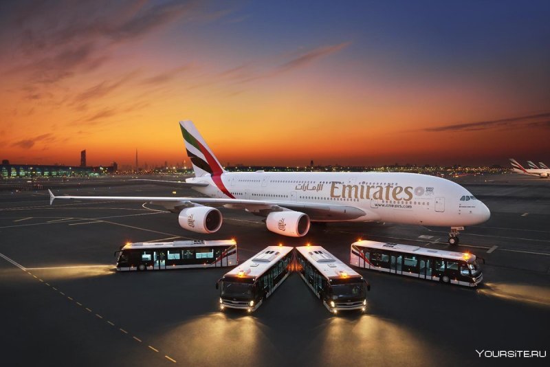 Арабские авиалинии Emirates самолеты