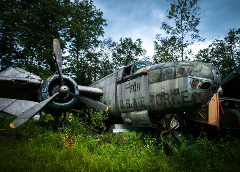 Заброшенные самолеты второй мировой войны