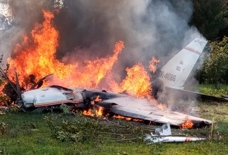 В Бразилии потерпел крушение самолет