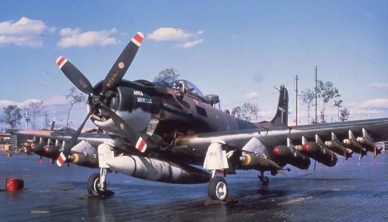 Douglas a-1 ''Skyraider''. Вьетнам