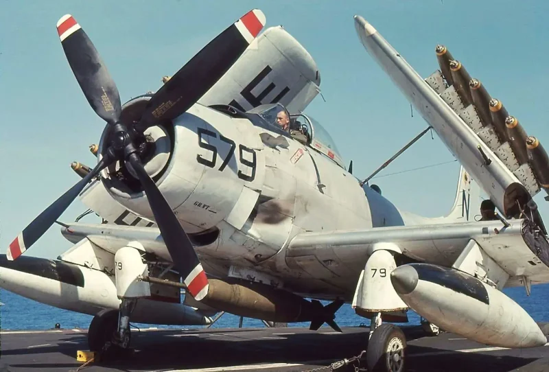 Douglas a-1 ''Skyraider''. Вьетнам
