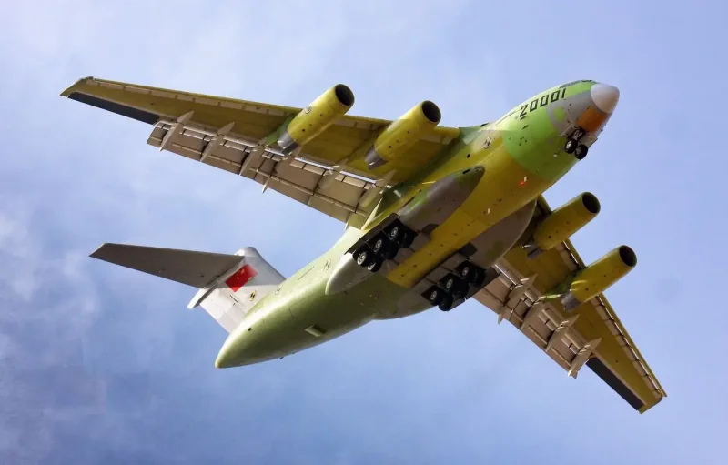 Y-20 военно-транспортный самолёт