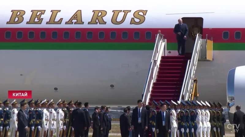 Самолёт президента Беларуси Александра Лукашенко