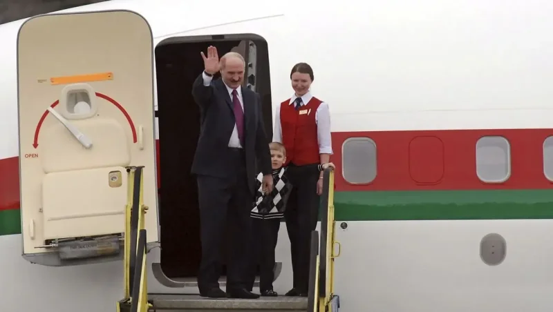 Самолёт президента Беларуси Александра Лукашенко