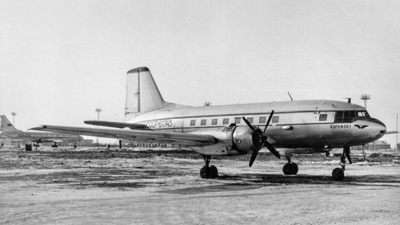 Самолёт ил-14 1965