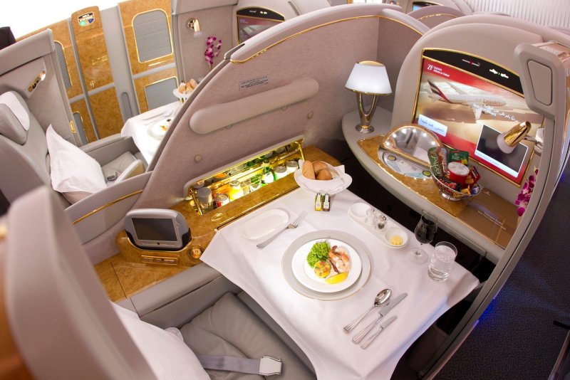 Бизнес класс Fly Emirates a380