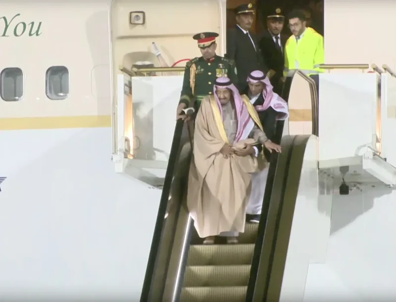 Самолет короля Саудовской Аравии