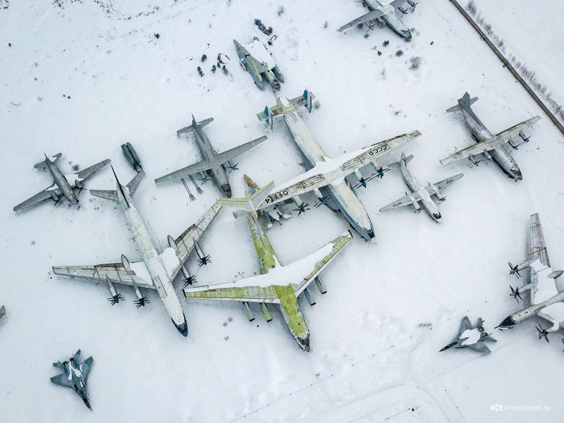 Кладбище самолетов Москва Монино