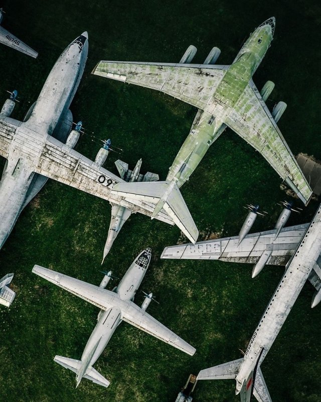 Кладбище самолетов в Калининградской области