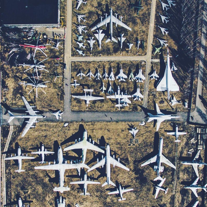 Кладбище самолетов в Монино