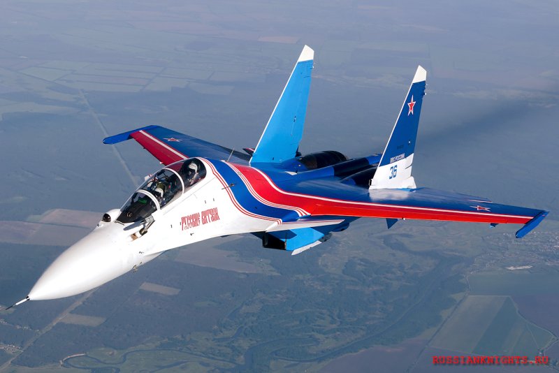 Су-30см русские Витязи самолеты