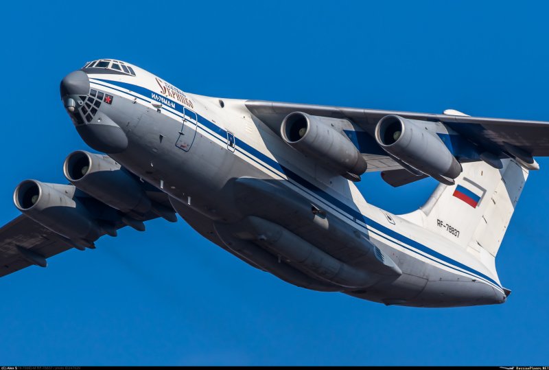 Военный транспортный самолет ил 76