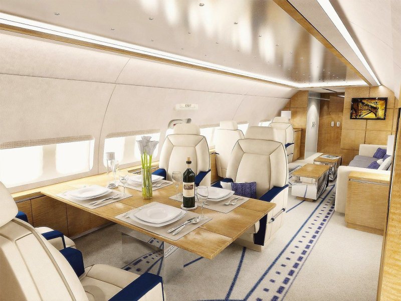 Boeing Business Jet салон