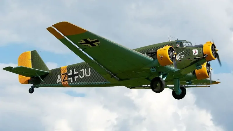 Немецкий транспортный самолет Junkers ju-52