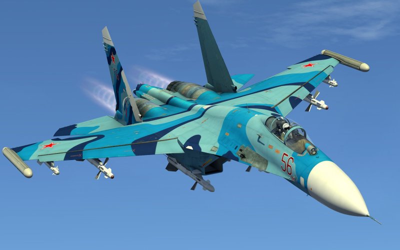 Су-27 реактивный самолёт