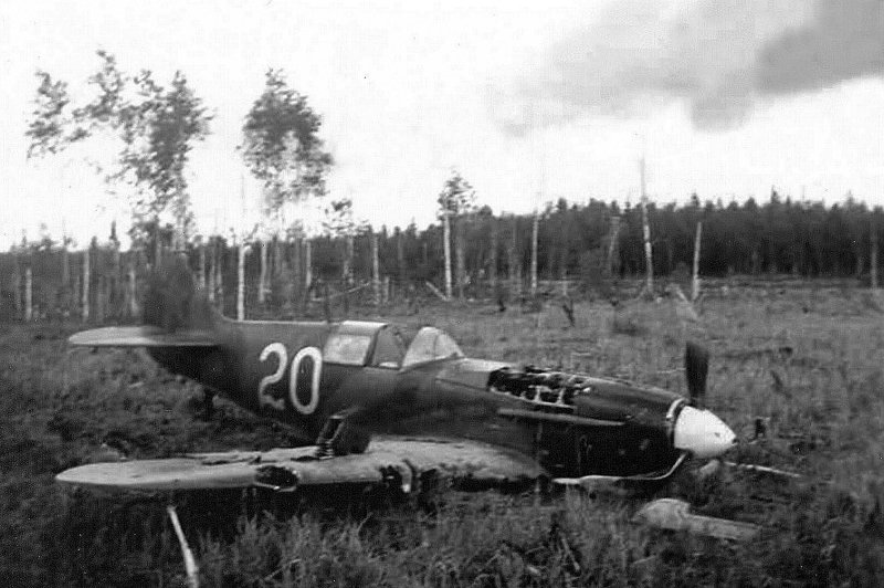 Подбитые самолеты второй мировой войны 1941-1945