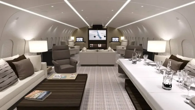 Boeing 787 Business Jet внутри