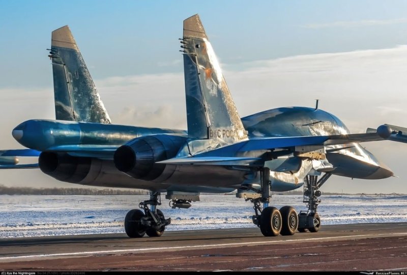 Су-34 на взлете