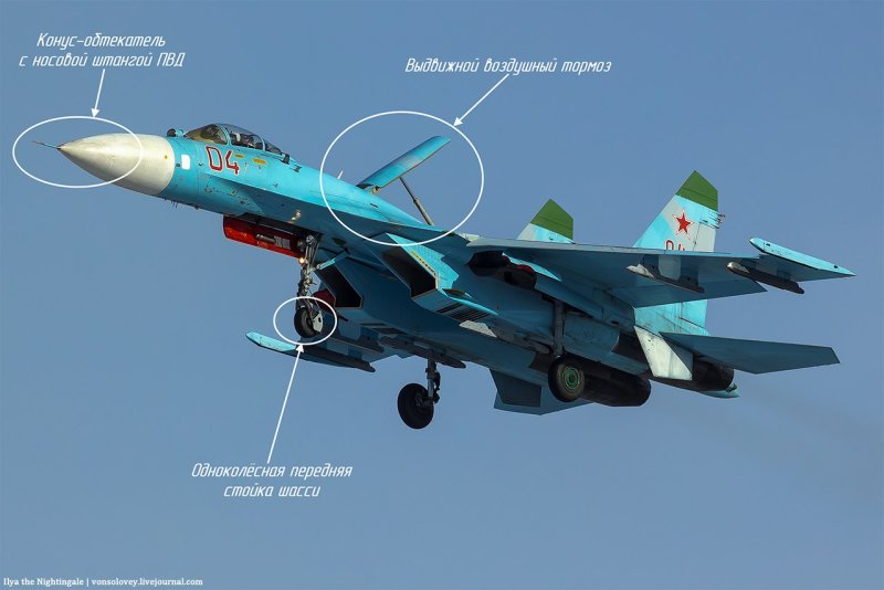 Внешние отличия Су-27 Су-30 и Су-35
