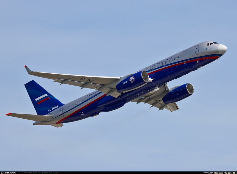 Ту-214 пассажирский самолёт фото