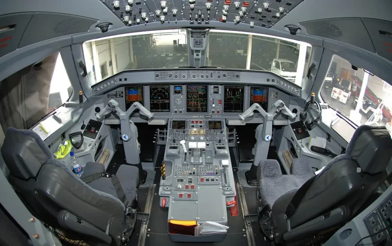 Самолет Embraer 190 салон