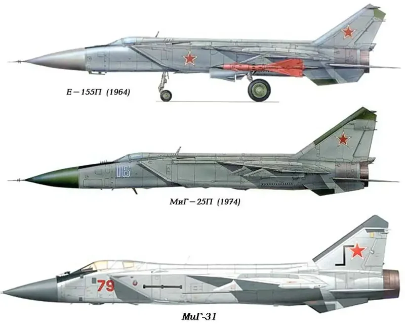 Миг-25п чертежи
