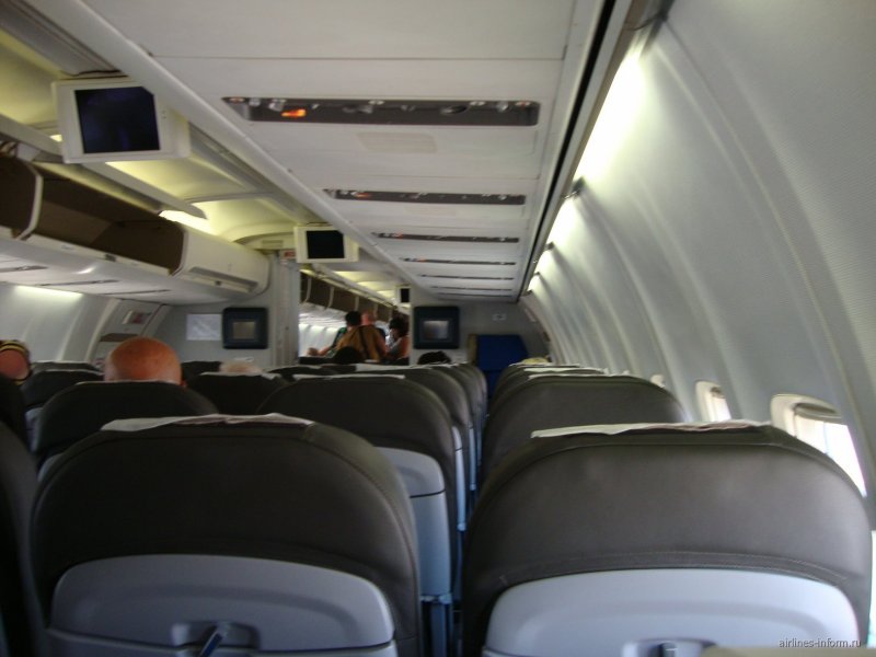 Самолёт Boeing 767 салон