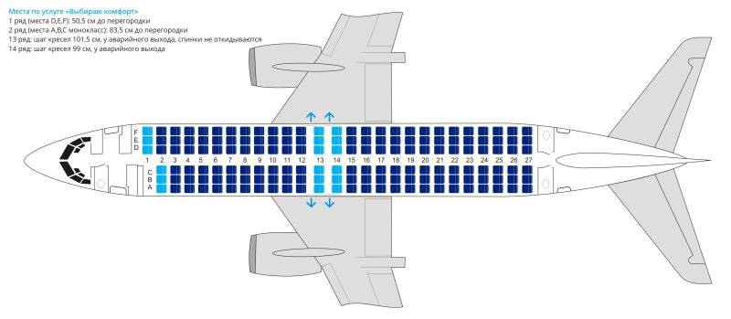 Схема самолета Боинг 737-400