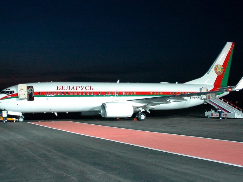 Боинг 737 президента Белоруссии