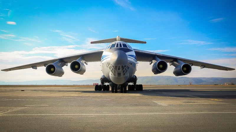 Самолёт ВВС США C-17a Globemaster III.