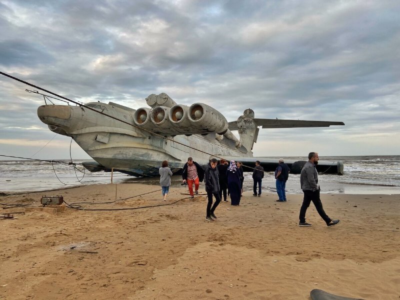 Каспийский монстр экраноплан Дербент