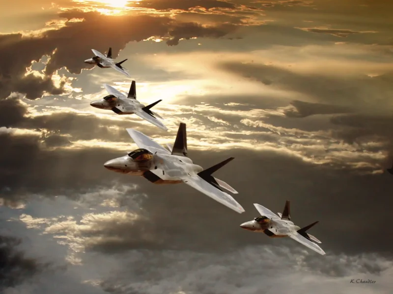 Русские военные самолеты в небе